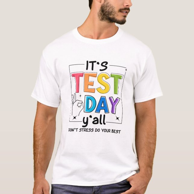 Camiseta Es el día de prueba (Anverso)