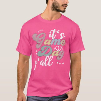 Camiseta Es el día del juego de baloncesto Divertido día de