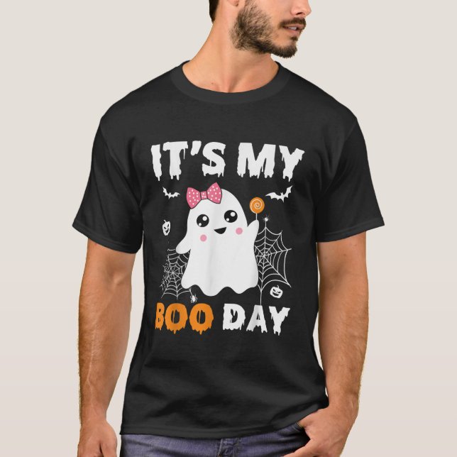 Camiseta Es el fantasma del cumpleaños de mi Boo Day Shirt  (Anverso)