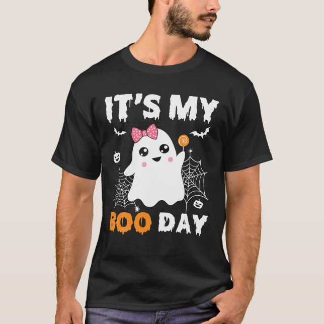 Camiseta Es el fantasma del cumpleaños de mi Boo Day Shirt  (Anverso)
