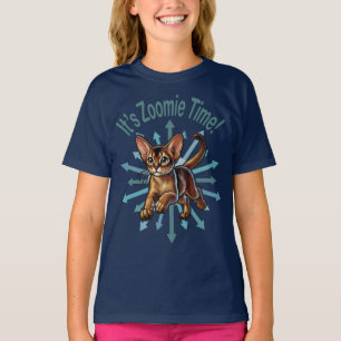 Camiseta Es el gato abysiniano de la hora de Zoomie