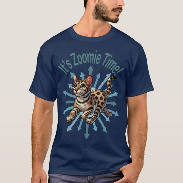Camiseta Es el gato de Zoomie Time Bengal (Anverso)