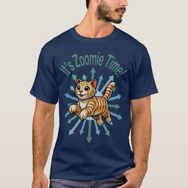 Camiseta Es el gato del tigre del tiempo de Zoomie (Anverso)