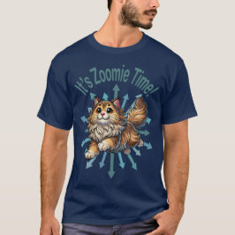 Camiseta Es el gato forestal noruego de Zoomie Time