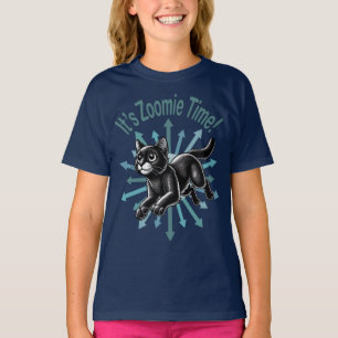 Camiseta Es el gato negro de tiempo de Zoomie