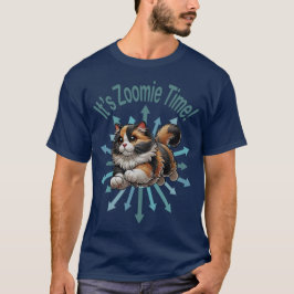 Camiseta Es el gato Zoomie Time Calico