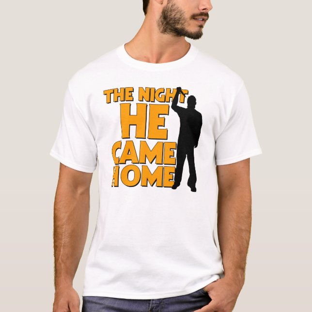 Camiseta ¡Es el HOMBRE de la BOOGIE! (Blanco) (Anverso)