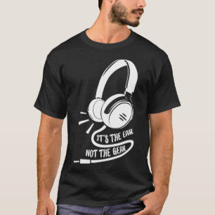 Camiseta Es El Ingeniero De Grabación De Audio Oído No Ge