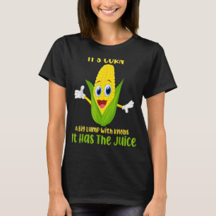 Camiseta Es el maíz un gran trozo con los pechos tiene el j