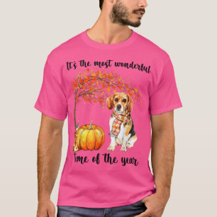 Camiseta Es El Más Maravilloso Pu Beagle Scarf De Otoño