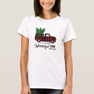Camiseta Es el momento más maravilloso del año en camione