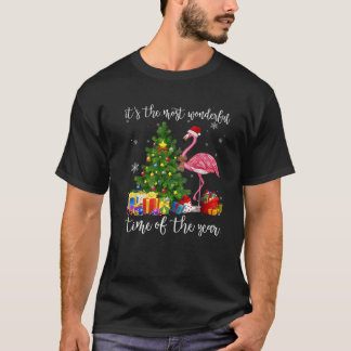 Camiseta Es el momento más maravilloso del año Flamingo