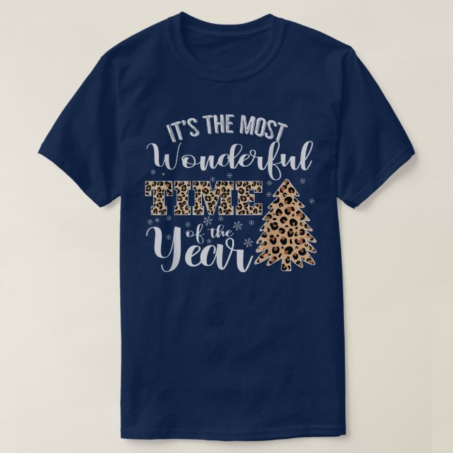 Camiseta Es El Momento Más Maravilloso Del Año Leopard Tr (Diseño del anverso)