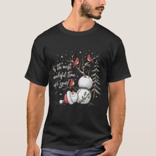 Camiseta Es El Momento Más Maravilloso Del Año Muñeco De Ni