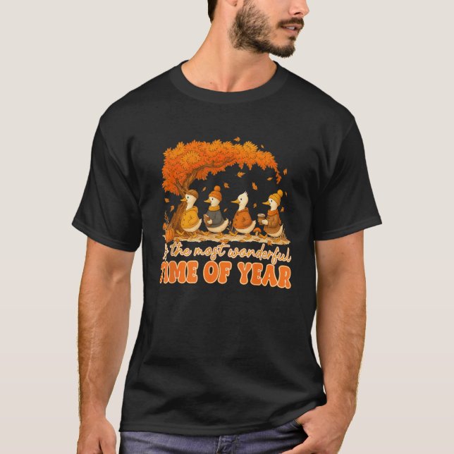 Camiseta Es el momento más maravilloso del año otoño (Anverso)
