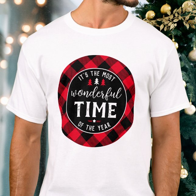 Camiseta "Es el momento más maravilloso" Navidades rojos (Subido por el creador)