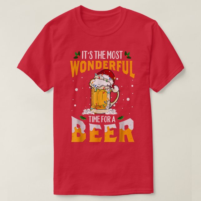 Camiseta Es El Momento Más Maravilloso Para Los Navidades D (Diseño del anverso)