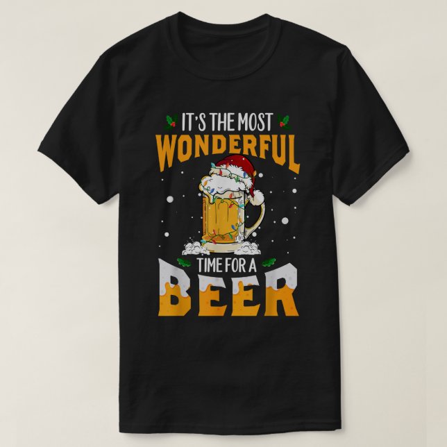 Camiseta Es El Momento Más Maravilloso Para Los Navidades D (Diseño del anverso)