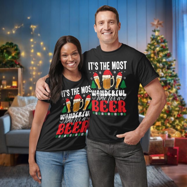 Camiseta Es el momento más maravilloso para los Navidades d (Subido por el creador)