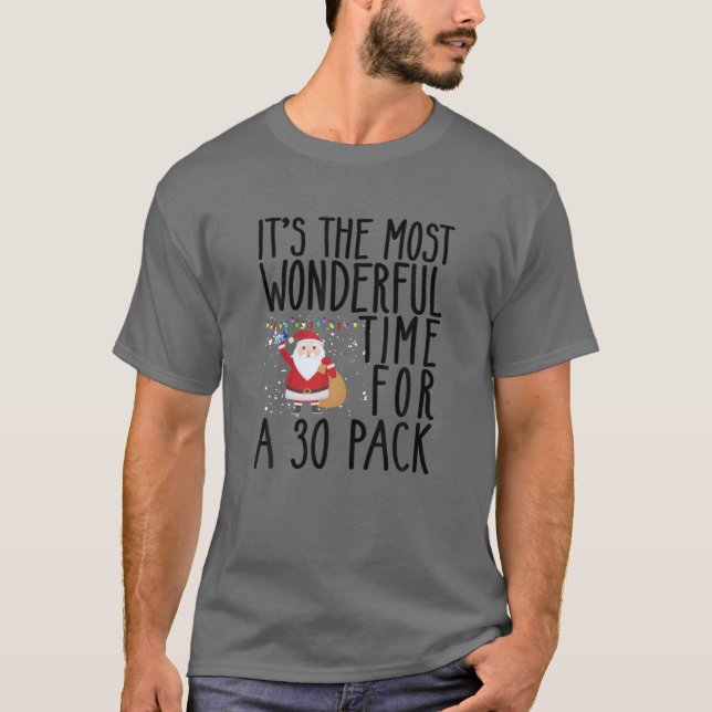 Camiseta Es el momento más maravilloso para una cerveza de  (Anverso)