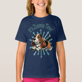 Camiseta Es el montón de tiempo basset de Zoomie