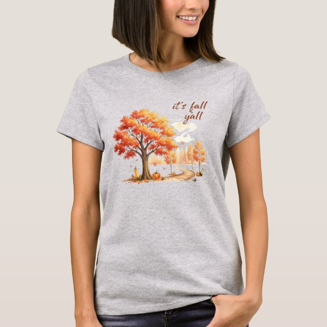 Camiseta Es el otoño (Anverso)