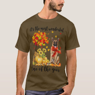 Camiseta Es El Pastor Alemán Más Maravilloso De Otoño