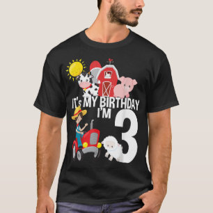Camiseta Es el regalo de cumpleaños de mi granja de cumplea
