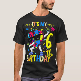 Camiseta Es el rompecabezas de mi autismo de cumpleaños