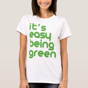 Camiseta Es el ser fácil verde