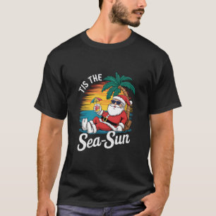 Camiseta Es El Sol Del Mar Santa Playa Navidad En Julio