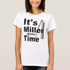 Camiseta Es el tiempo de blade Miller | Divertido, Novedad