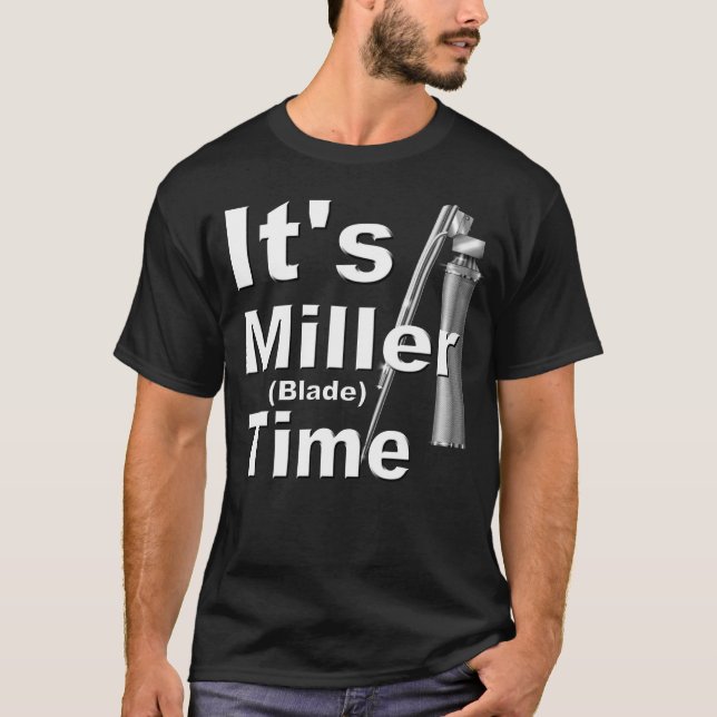 Camiseta Es el tiempo de la hoja Miller| Gracioso, Novedad (Anverso)