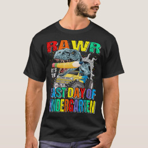 Camiseta Es el último día del monstruo de guardería