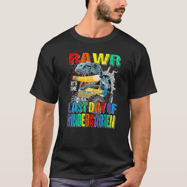 Camiseta Es el último día del monstruo de guardería (Anverso)