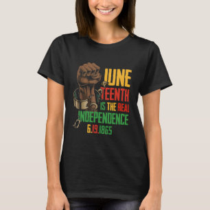 Camiseta Es el verdadero Día de la Independencia 1865 Orgul