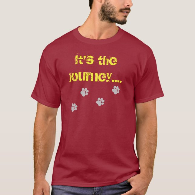 Camiseta Es el viaje… no el destino (Anverso)