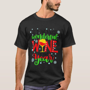 Camiseta Es El Vino Más Maravilloso Del Año Navidades