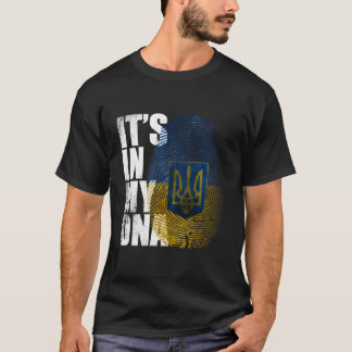 Camiseta Es en mi ADN Apoyo ucraniano a Ucrania