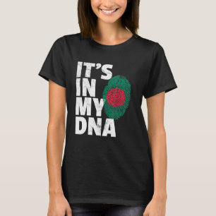 Camiseta Es en mi ADN Bandera Bandera Orgullo Conde Naciona