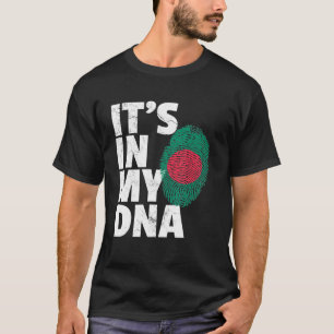 Camiseta Es en mi ADN Bandera Bandera Orgullo Conde Naciona