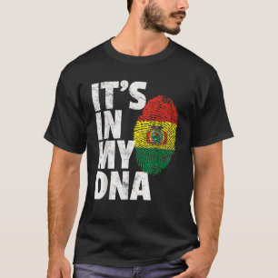 Camiseta ES EN MI ADN Bandera boliviana Hombres Mujeres Pri