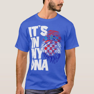 Camiseta ES EN MI ADN Bandera de Croacia Hombres Mujeres Ni