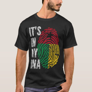 Camiseta ES EN MI ADN Bandera de Guinea-Bissau Hombres Muje