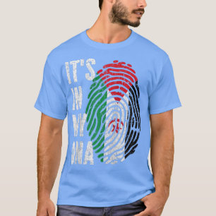 Camiseta ES EN MI ADN Bandera del Sahara Occidental Sahrawi