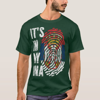 Camiseta ES EN MI ADN Bandera Serbia Hombres Mujeres Niños