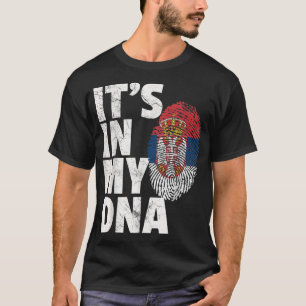 Camiseta ES EN MI ADN Bandera Serbia Serbia
