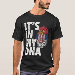 Camiseta ES EN MI ADN Bandera Serbia Serbia