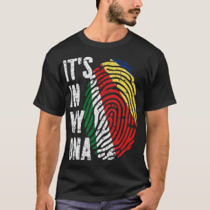 Camiseta ES EN MI ADN Bandera Seychelles Hombres Mujeres Ni