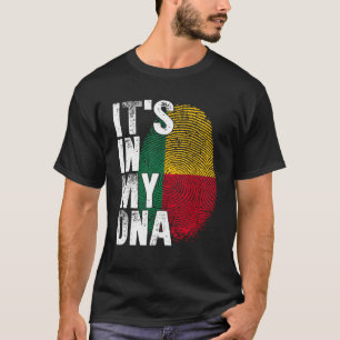 Camiseta Es en mi ADN Beninés Afro África Benín
